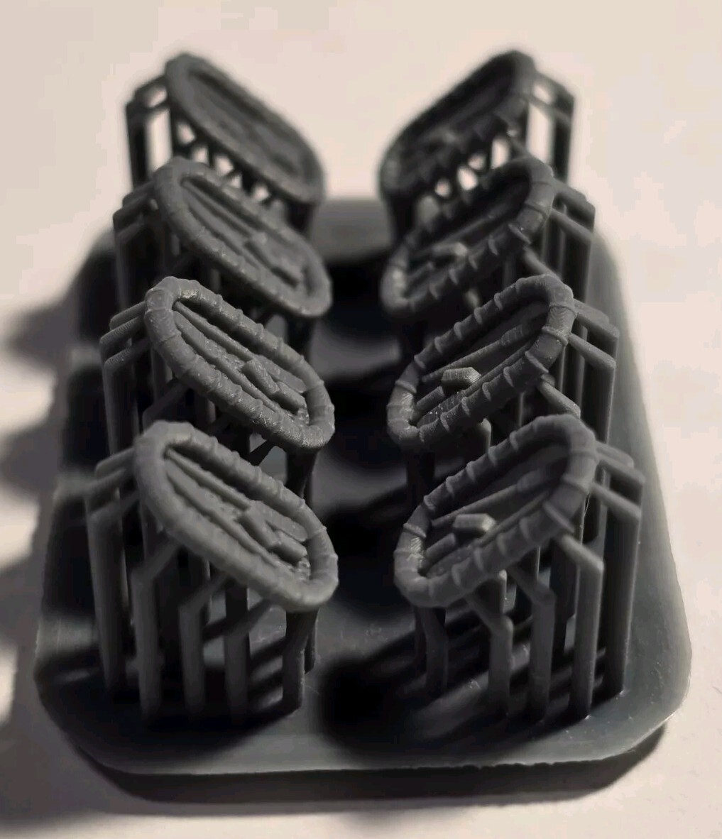 1/350 US Navy Oval Rafts x 8 3D Printed