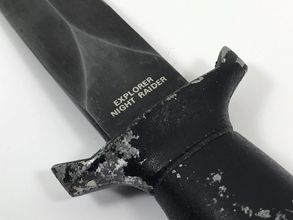 Explorer Night Raider Boot Dagger Fixed Blade Knife JAPAN - Missing Cap Vintage