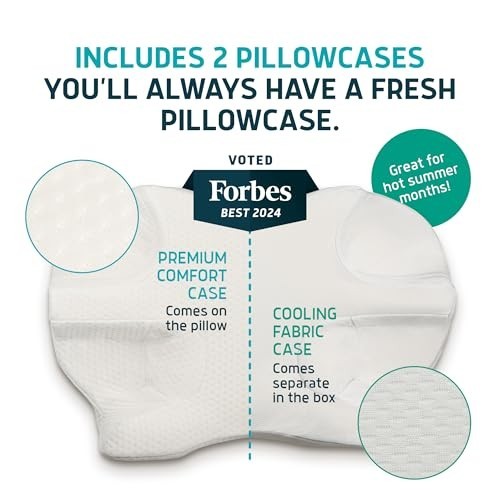 Lunderg CPAP Pillow for Side & Back Sleepers - Medium