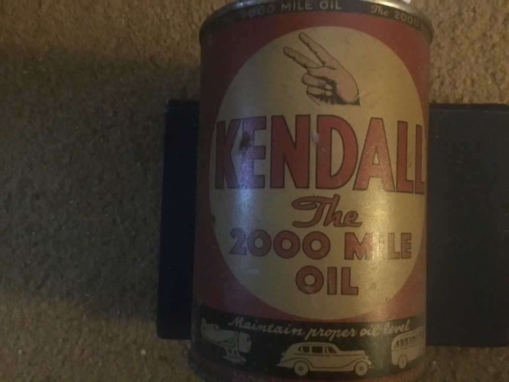 Kendall oilcan 1930