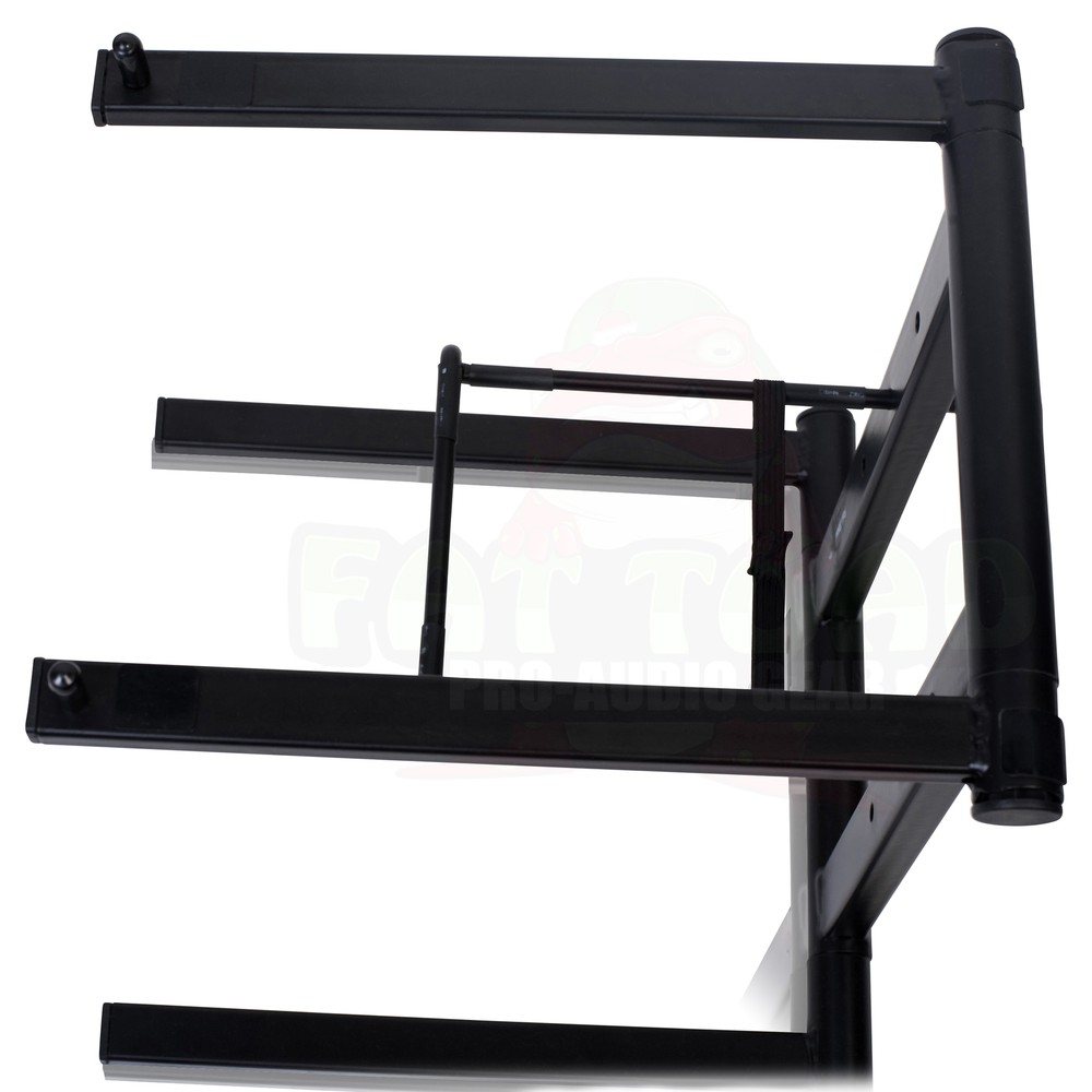(2x BUNDLE) DJ Booth Laptop Stand by FAT TOAD | Sub-Tray Shelf Rack iPad Tablets