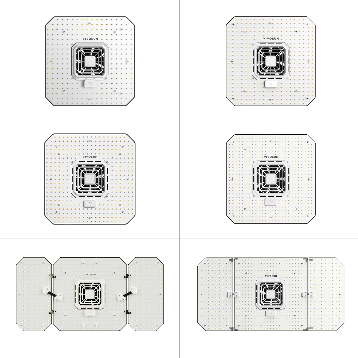 VIVOSUN AeroLight A100/A100SE/AW200/AW200SE/A150/AW150SE Led Grow Light W/ Fan