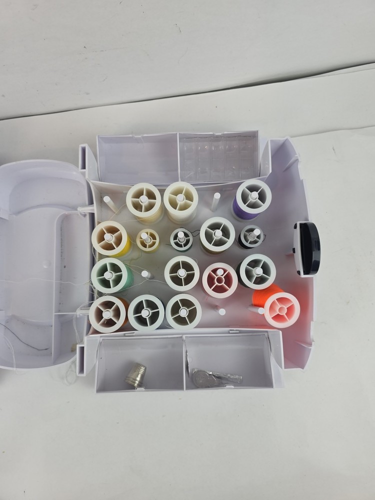 Singer Sew Essentials Folding Sewing Storage Box Kit Thread Organizer Case