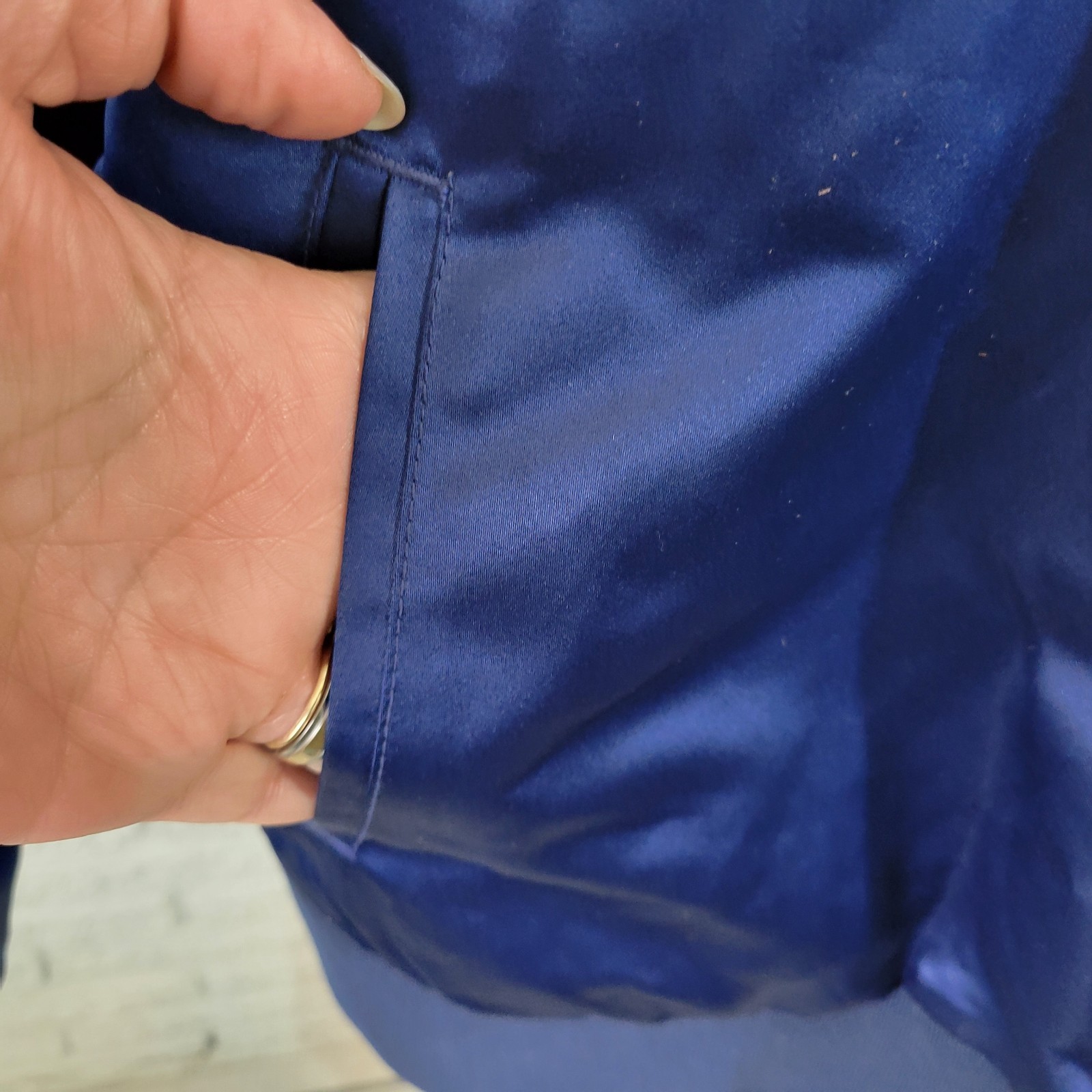 Walt Disney World 50th Anniversary Womens Jacket 1X Blue Embroidered Zip Up Logo