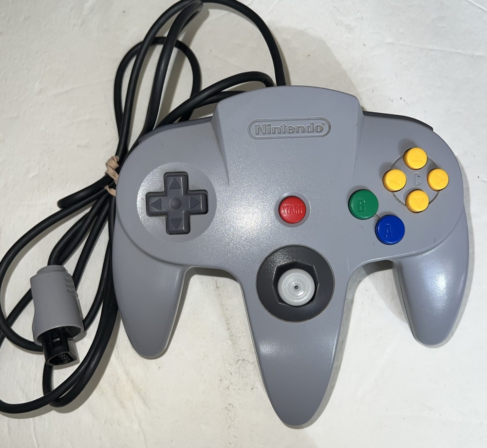 Nintendo 64 N64 Gray Controller Authentic OEM - Gray