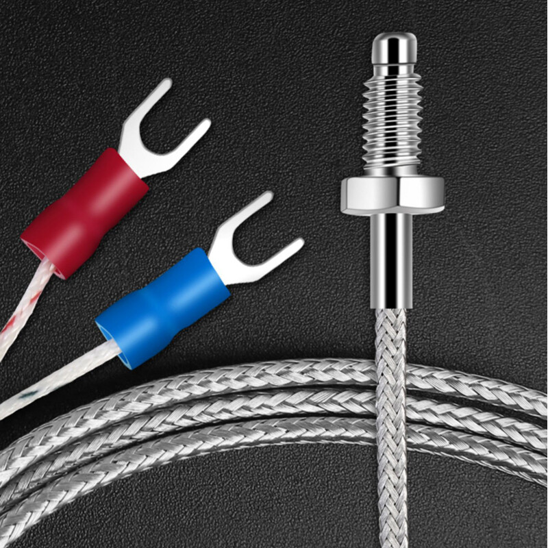 K E Type 0.5M-5M 0-500℃ Thermocouple High Temperature Controller Sensor Probe