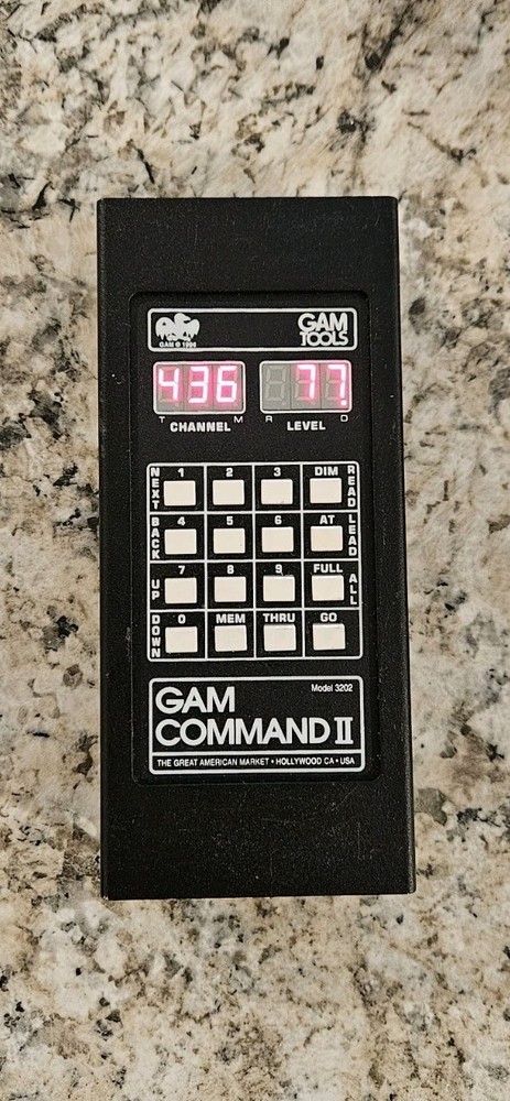 Gam Tools Gam Command II Model 3202 Handheld Controller