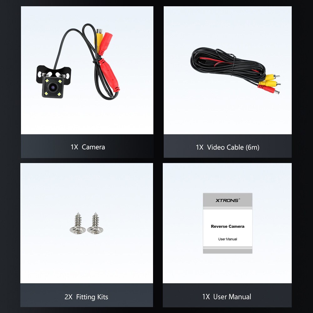 170° Full HD Car Reversing Camera Auto Rear View Parking CAM 1080P Night Vision