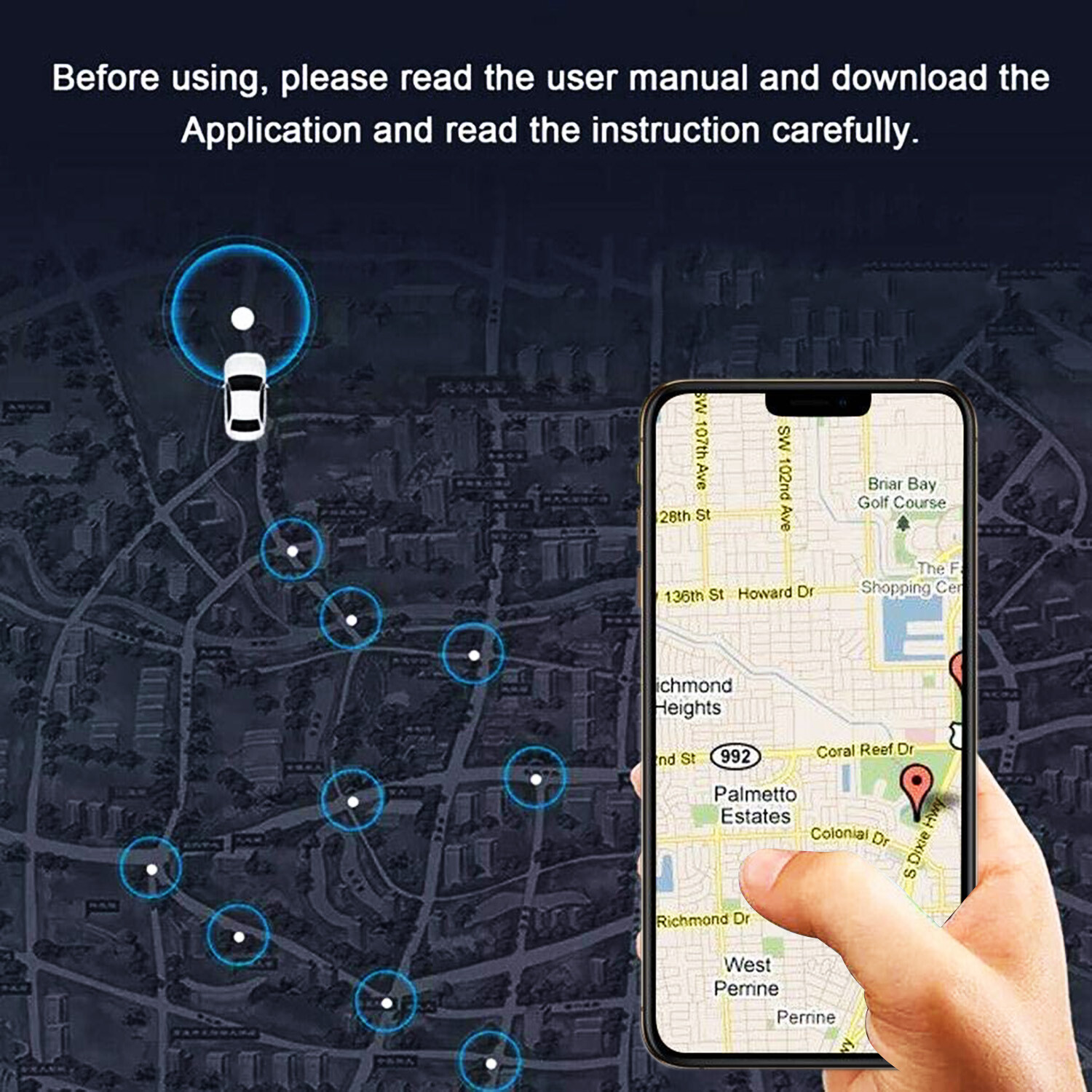 Bluetooth Wireless Anti Lost Tracker Alarm GPS Key Location Finder US