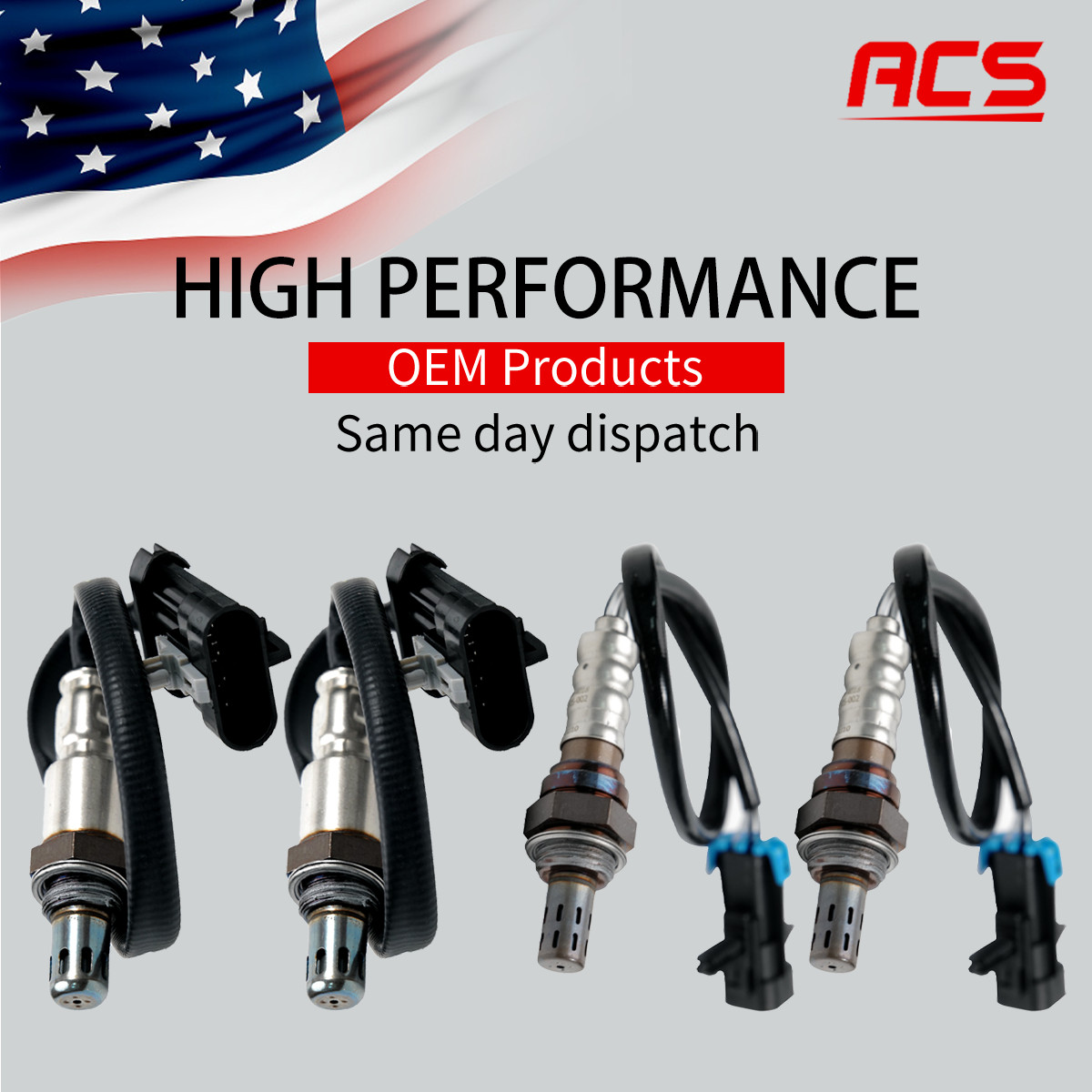 4X Up+Downstream Oxygen O2 Sensor OEM For Chevy Silverado GMC 234-4018 234-4012