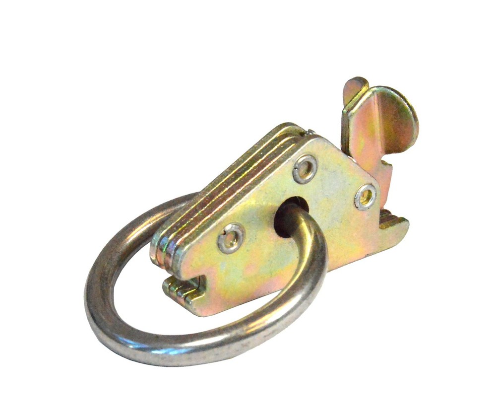 4 Pack Heavy Duty E Track 2" O Ring Fitting for Enclosed Trailer Tie Down Strap