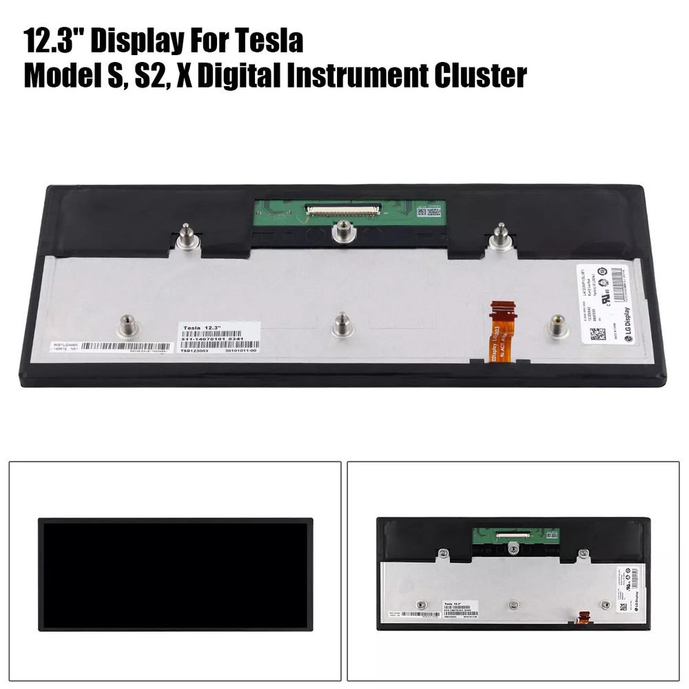 LCD Display Digital Instrument Cluster For Tesla Model S S2 X GEN 2 Replacement