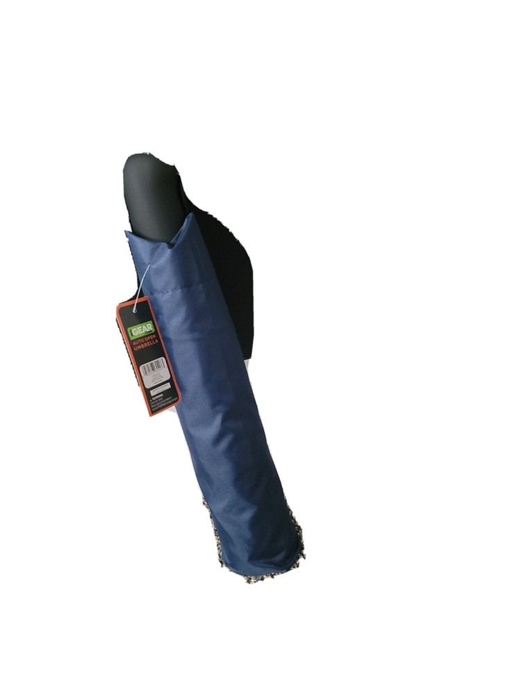 iGear Compact Auto Open Umbrella Navy Blue