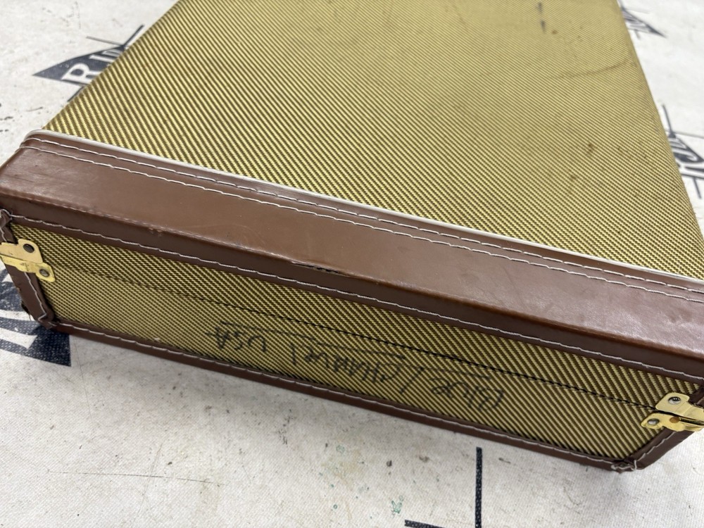 Universal Electric Guitar Hard Shell Case Tweed
