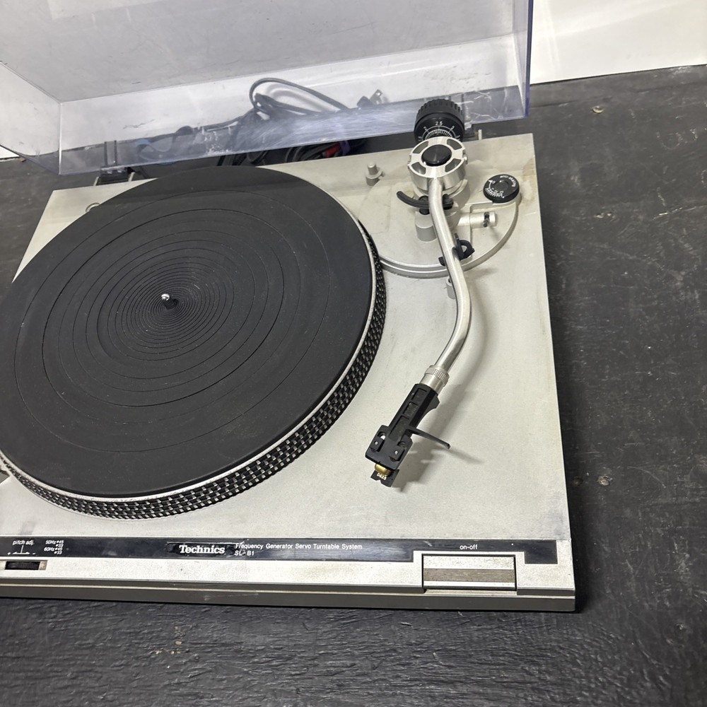 Technics SL-B1 Frequency Generator Servo Turntable Record Player Won’t Stay On