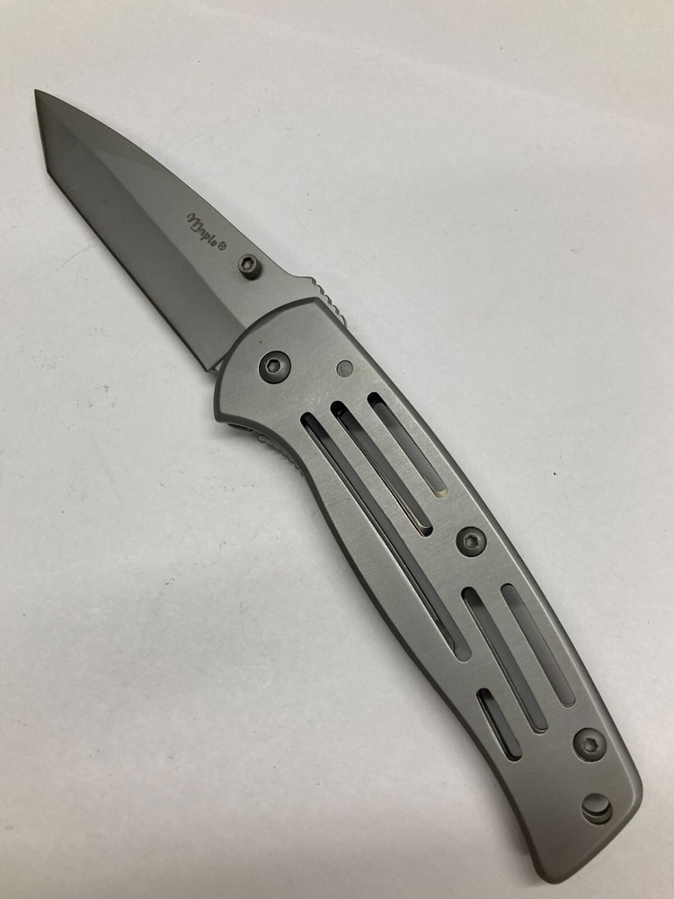 Maple Tactical Folder, Plain Tanto Point, Gray C-2013