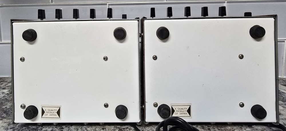 Olson HF-176 Stereo Frequency Response Controller EQ Pair Tested Clean Japan
