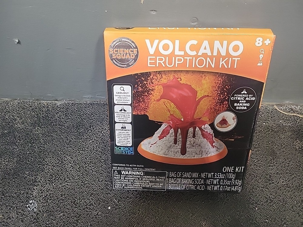 Science Squad Volcano Eruption Kit ages 8+