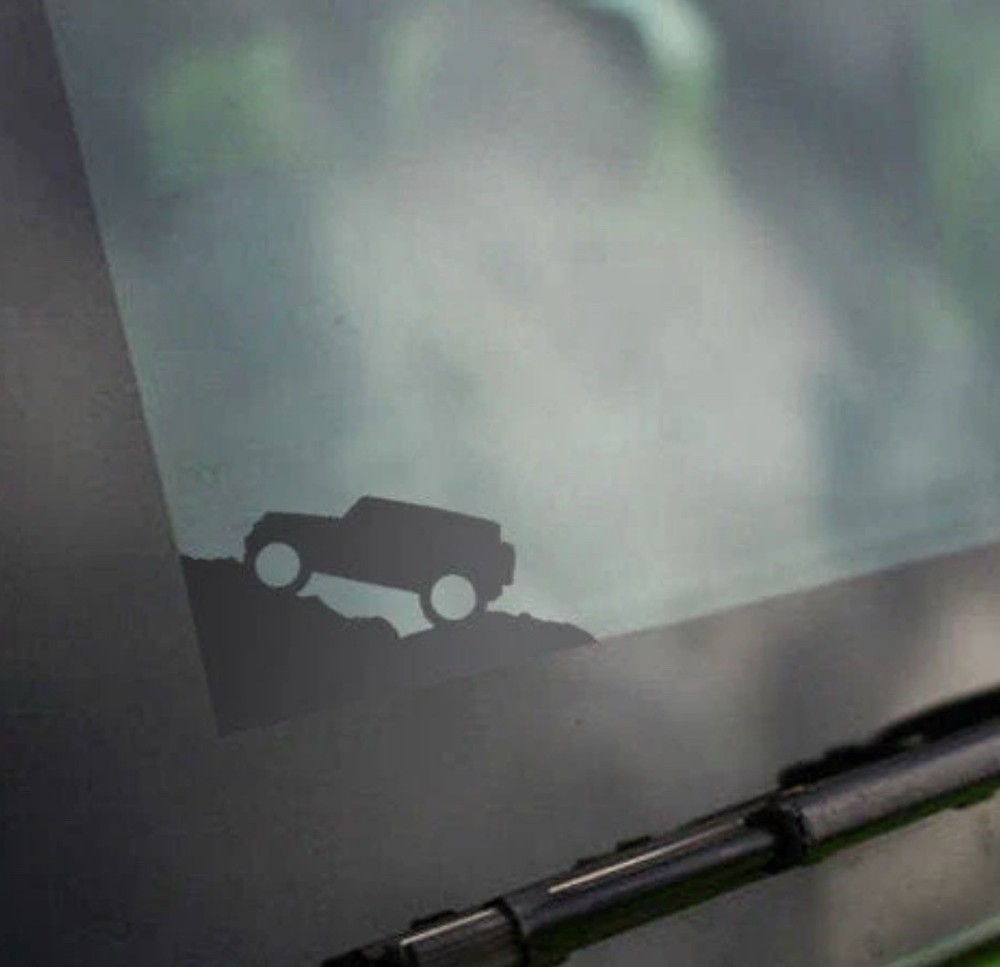 Jeep Replacement Windshield Decal JK OEM Sticker