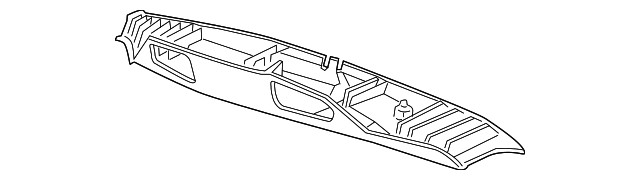 Genuine GM Rear Header Trim 25759514