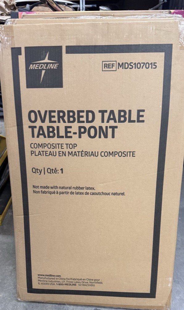 Medline Composite H-Base Overbed Table MDS107015