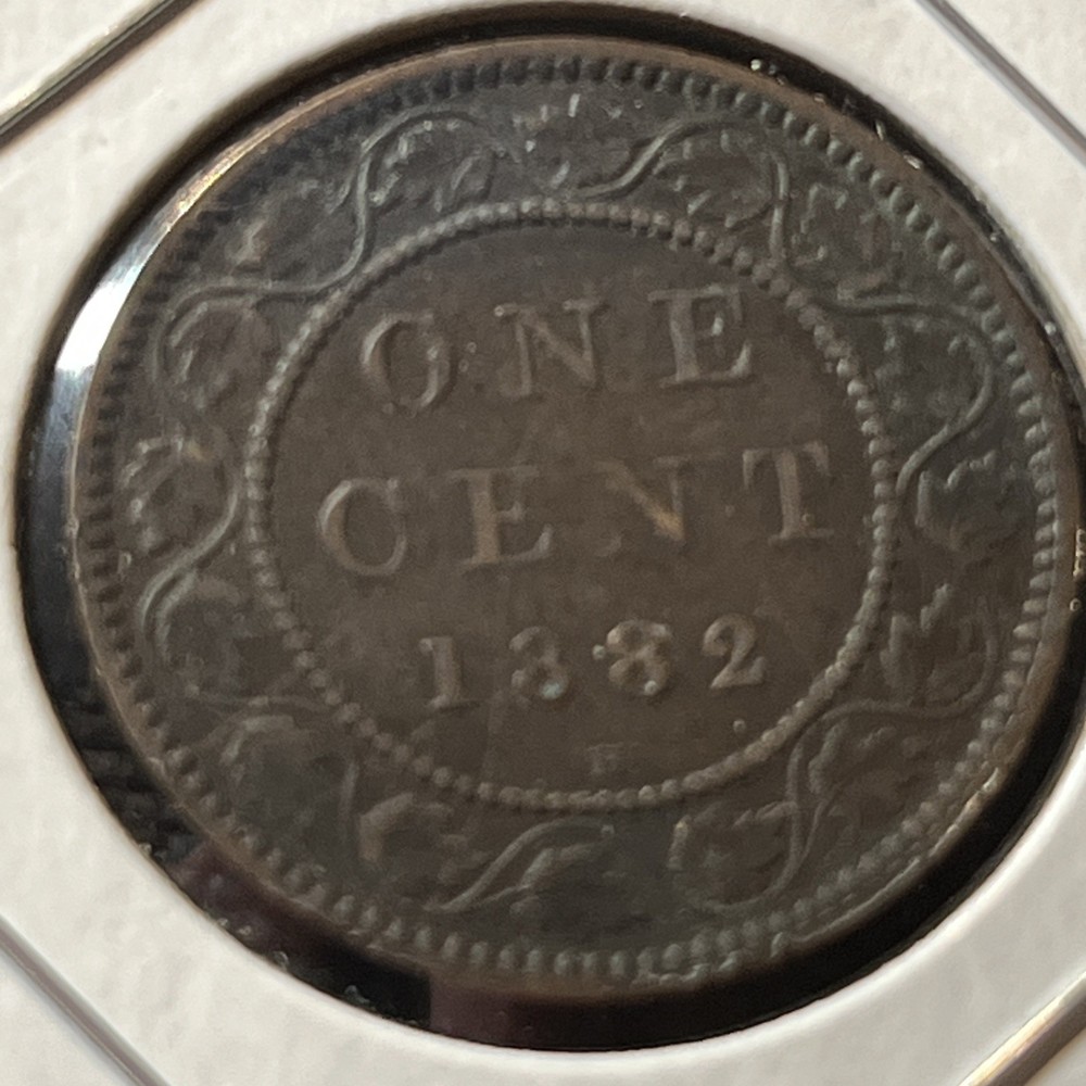 Canada 1882H One Cent. Lot 824
