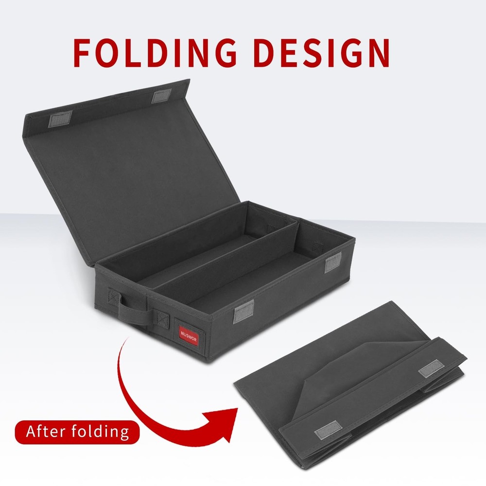 Stackable Tape Storage Boxes - Dust-proof Racks with Lid - Audio Cassette Hol...