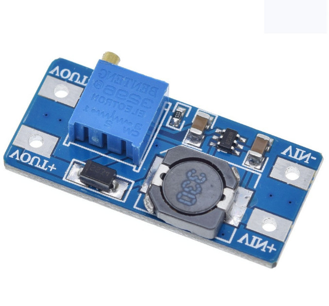 2pcs DC-DC boost module 2A boost board input voltage 2-24 V, 5 / 9 / 12 / -28