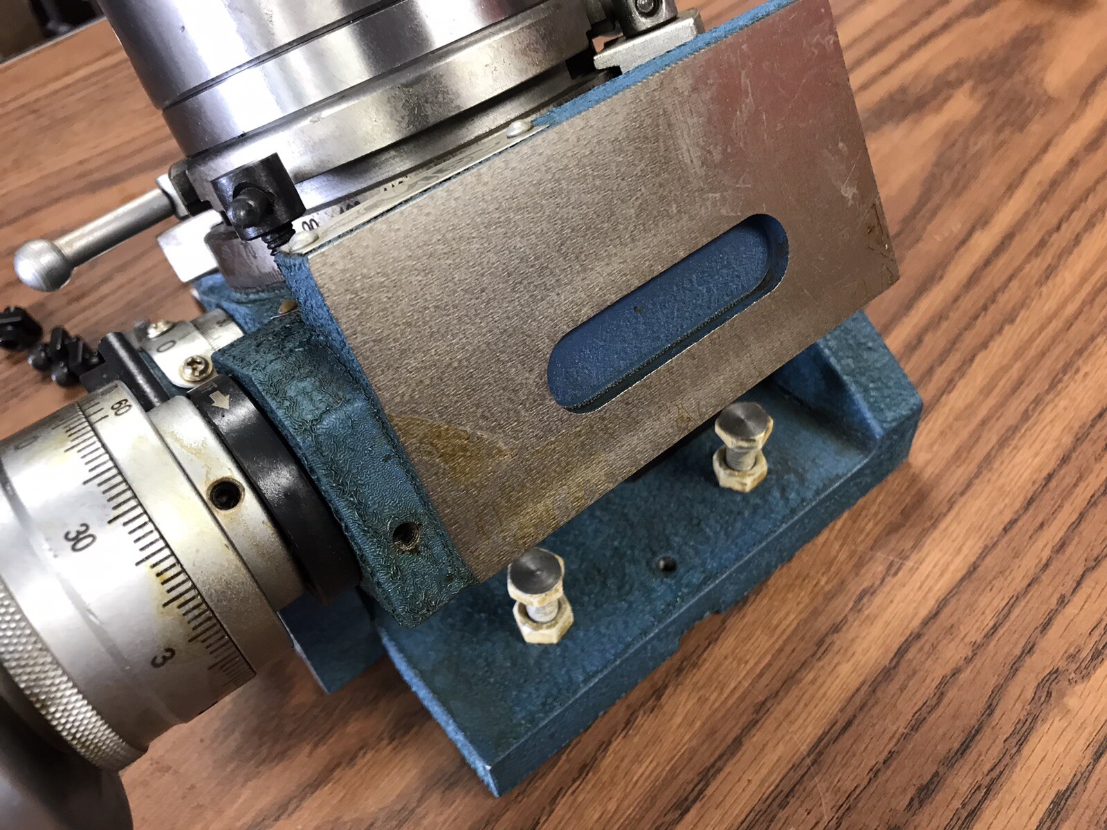 4-3/8"/110mm Heavy Duty Tilting Rotary Table W. 3 Jaw Chuck TSK-110in, 0403RT