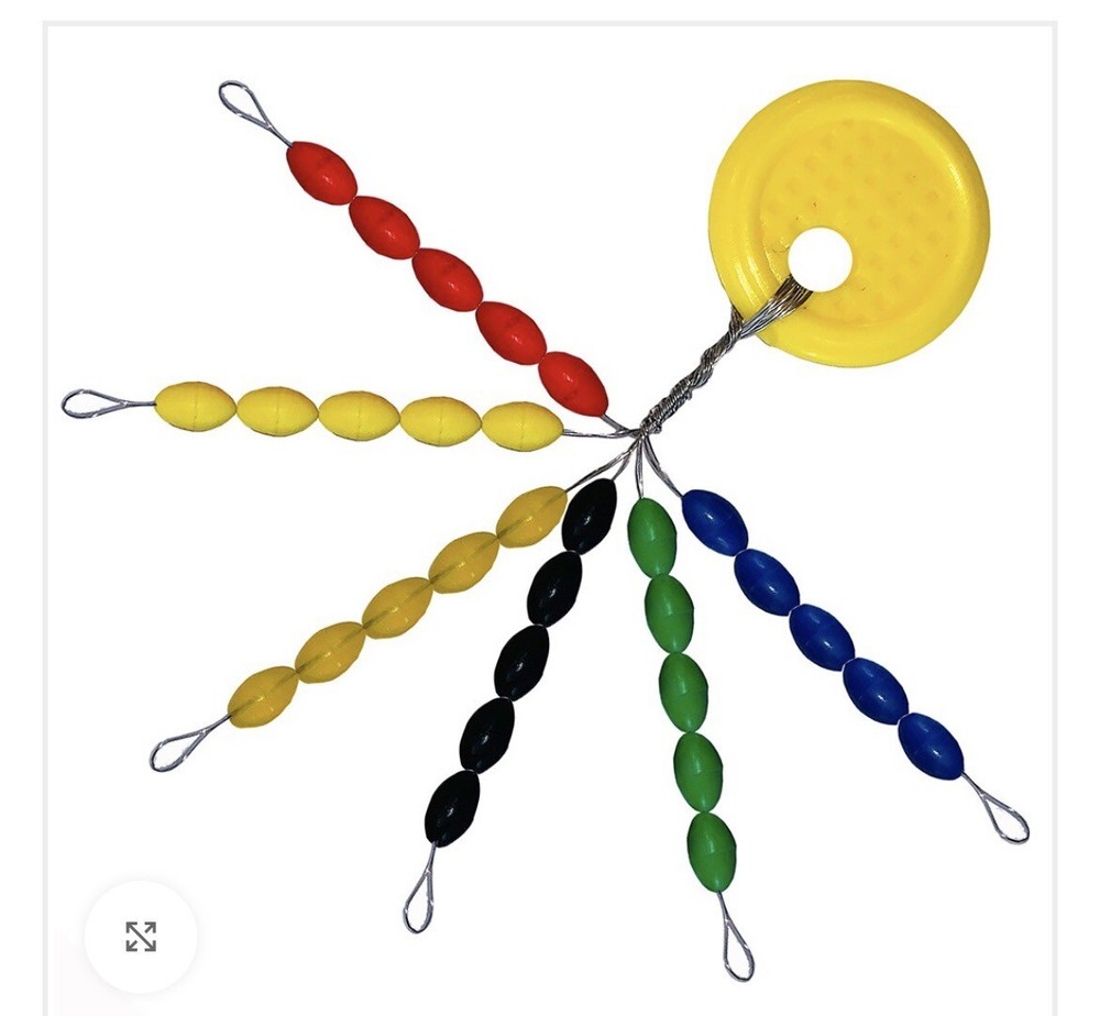 LINE BUFFA STOPS DELUX BRAID STOPS 6 COLOURS 60 Stops  LARGE SIZE