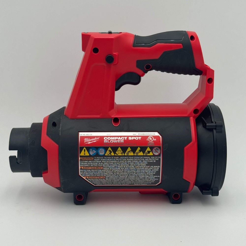 Milwaukee Compact Spot Blower Power Tool Red
