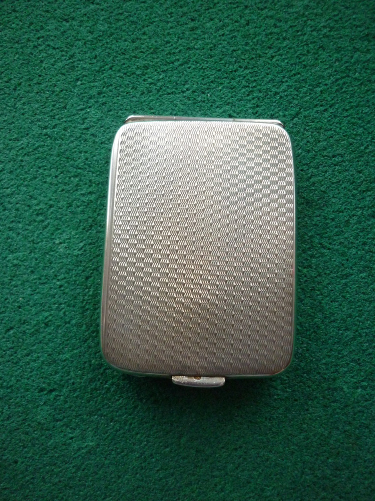 Vintage Solid Sterling Silver Notepad holder/Match Book Holder.