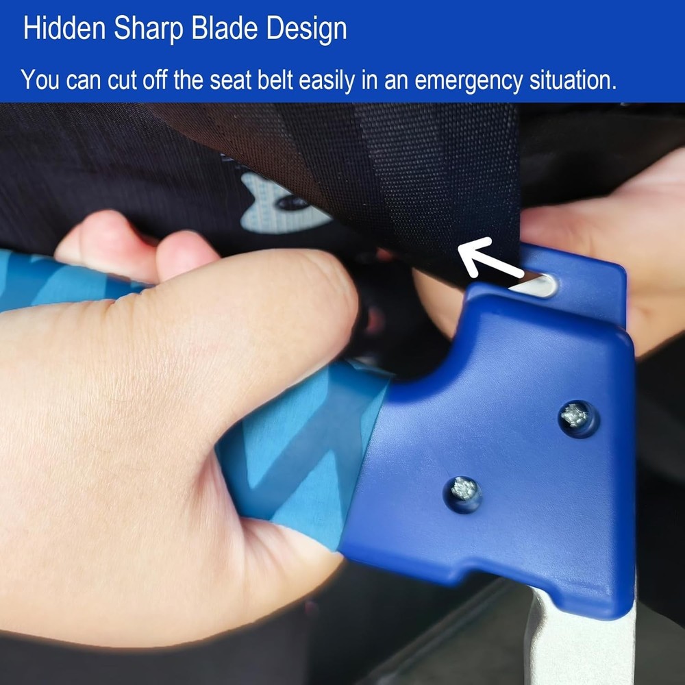 Car Door Handle for Portable Elderly, Blue-2 pack