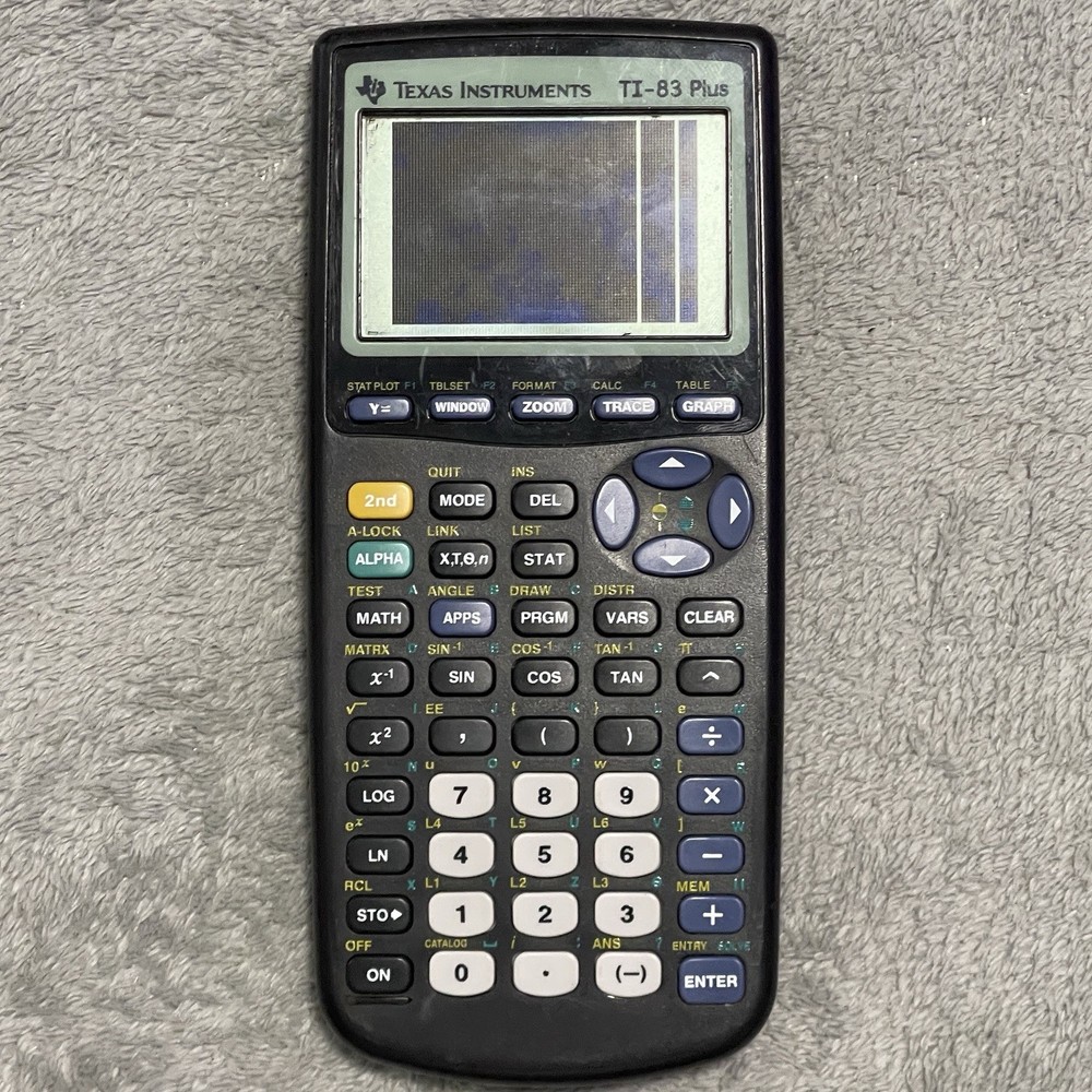 Texas Instruments TI-83 Plus Graphing Calculator Black