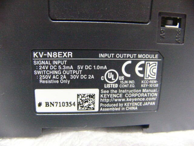 KEYENCE PLC KV-N8EXR IO USED