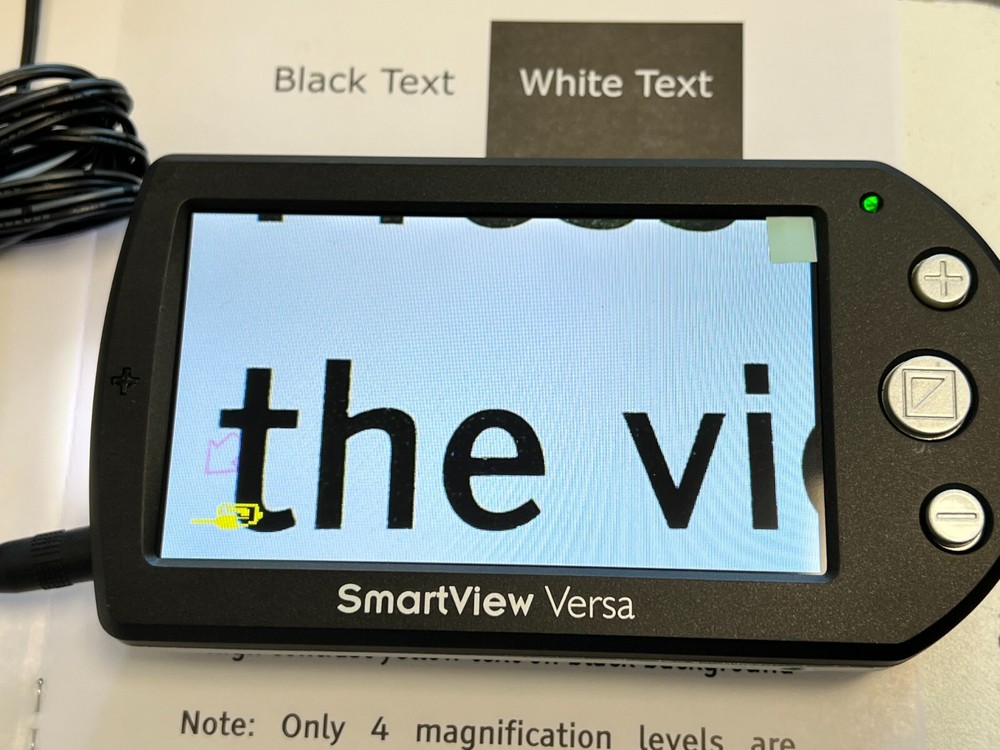 Humanware SmartView Versa Handheld Electronic Magnifier - Read Condition