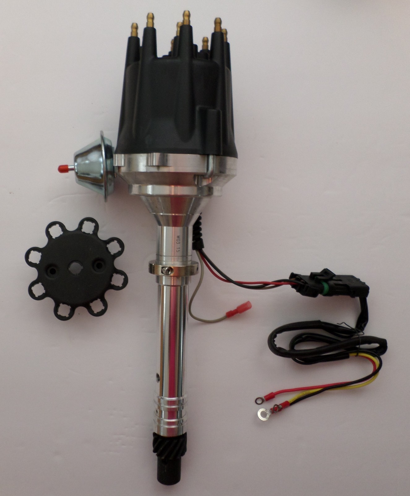 CHEVY Pro Series 350 454 Ready-to-Run Black Small Cap HEI distributor + 50K Coil