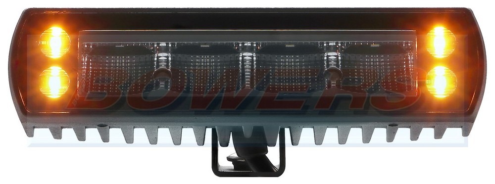 Ledson Helix LED Work Light / Reverse Light With Amber LED Warning Strobe Lights