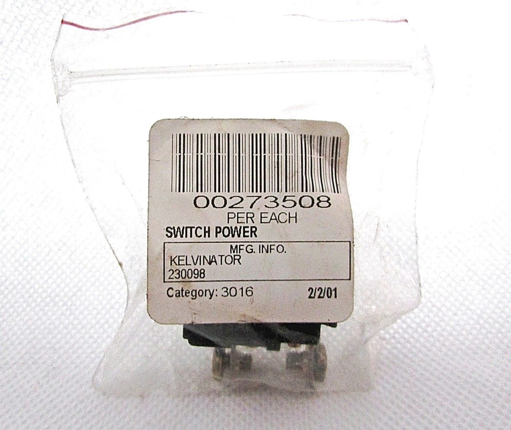 Kelvinator 230098 Power Supply On/Off Toggle Switch OEM