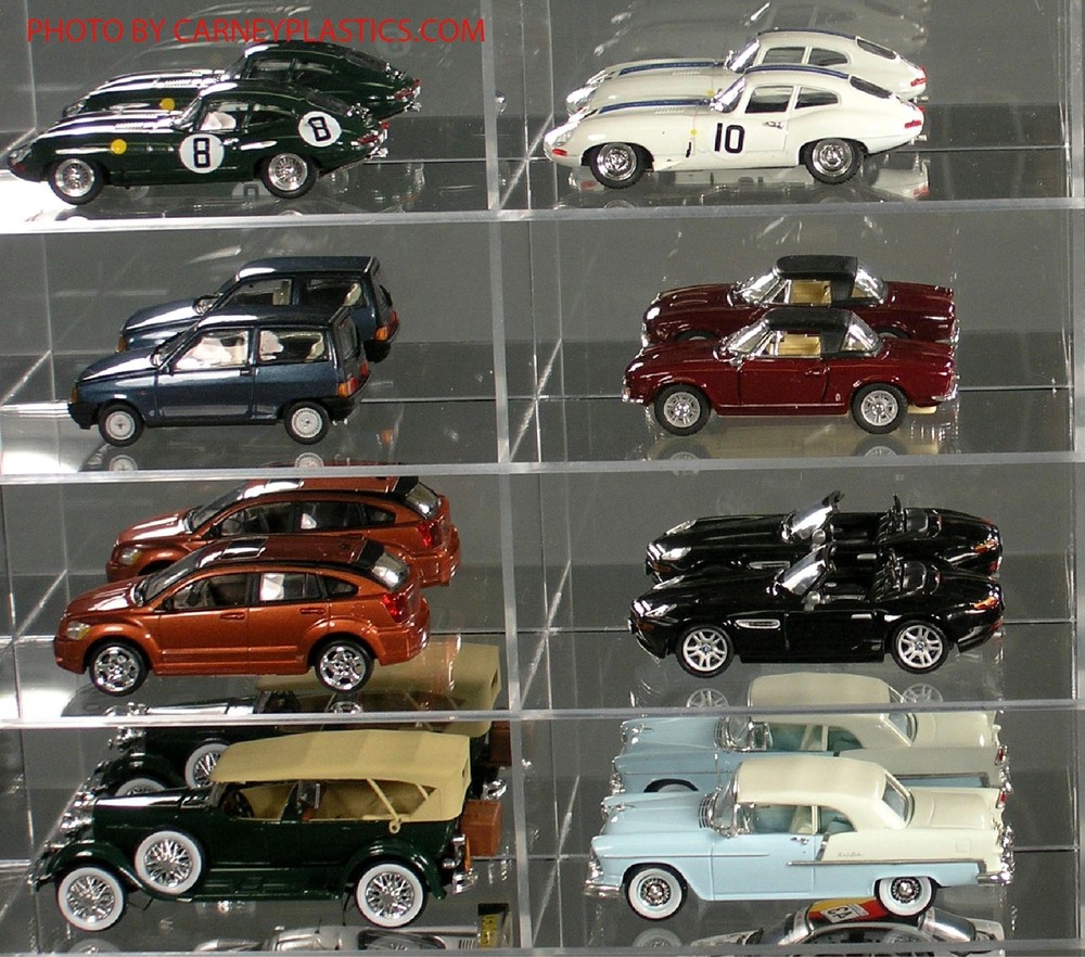 1:43 Diecast model Display Case 54 Compartment