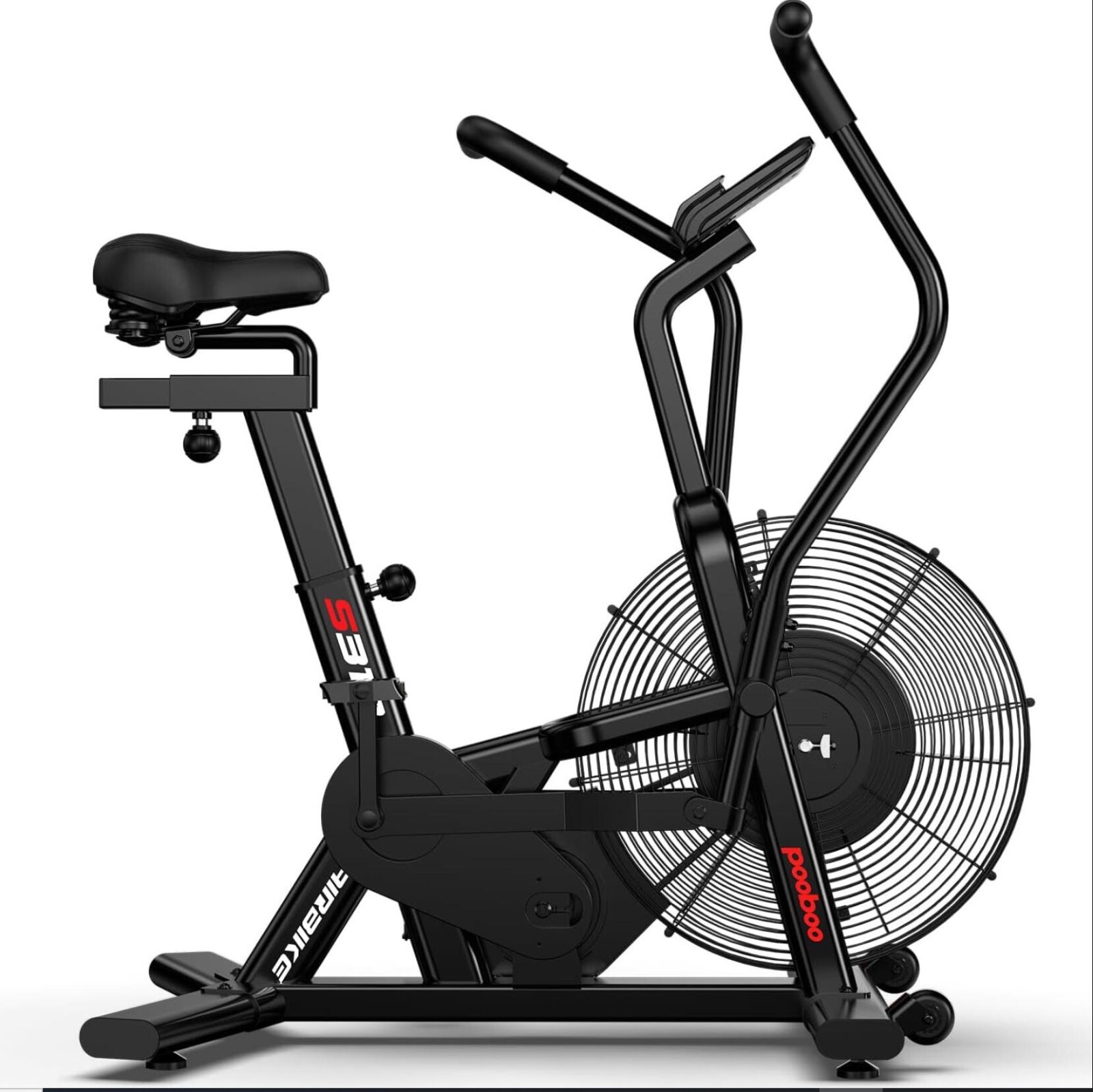 Fitness Fan Bike, Black, 111 LB, Indoor/Outdoor Cycling Exercise Bike Home Gym