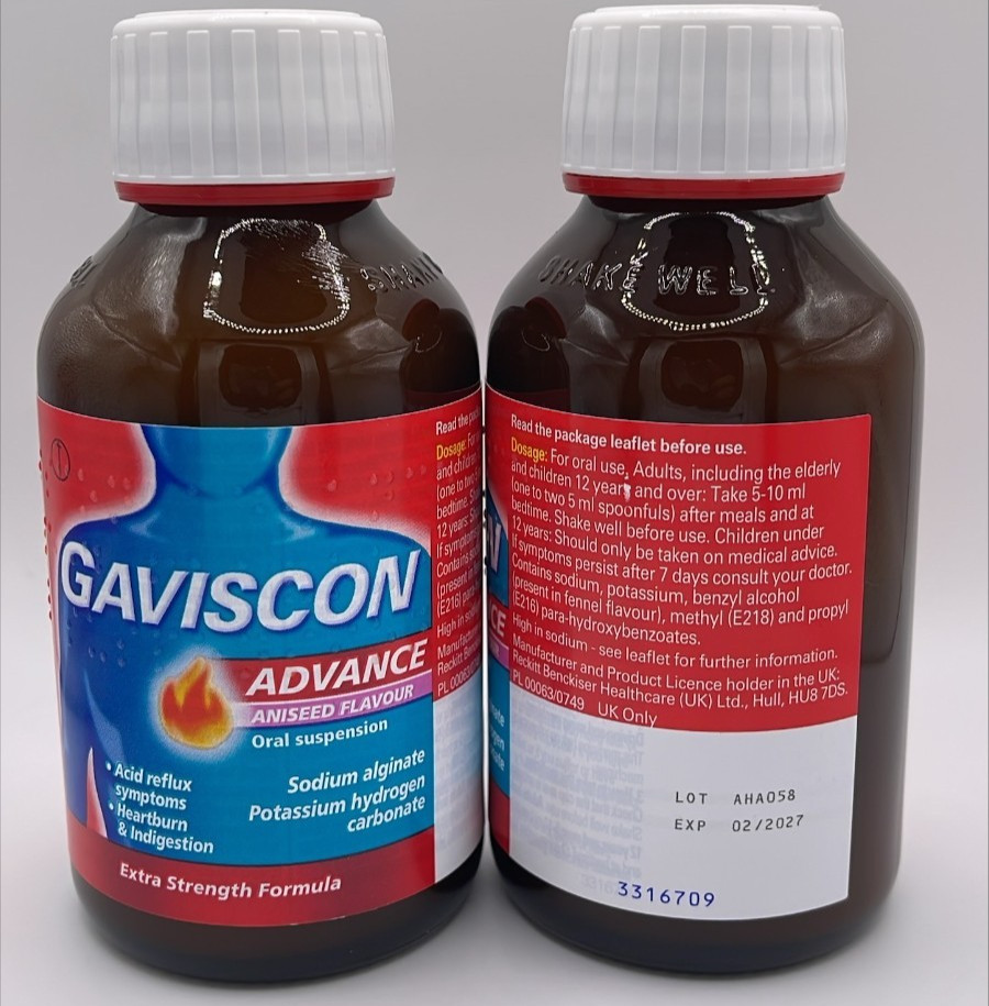 2 PACK OF GavI$con Advance Aniseed (250ML) - FREE DELIVERY - EXP - (02/2027)