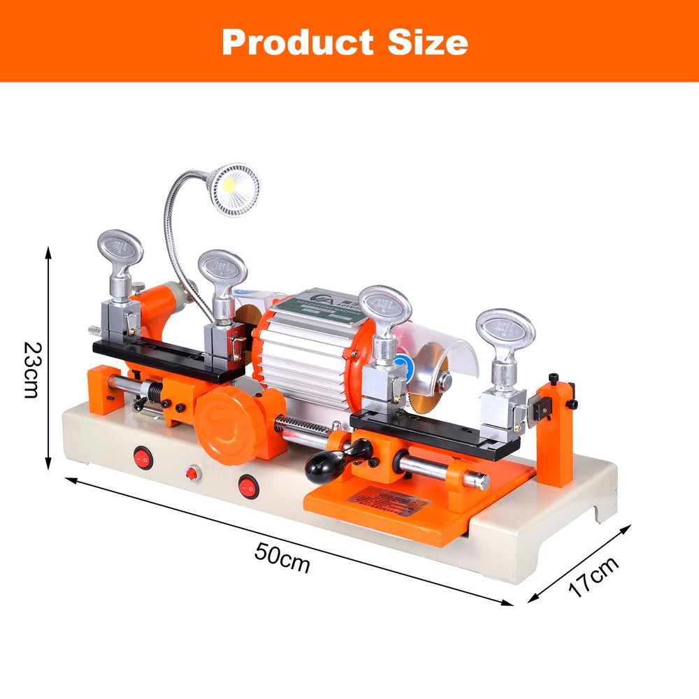 Two-sided Key Cutting duplicating Machine Cutter Key Copier Locksmith Tool