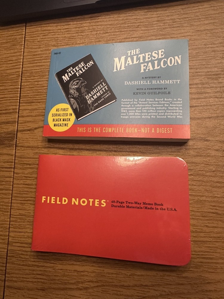Field Notes 1943 with subscriber bonus Maltese Falcon