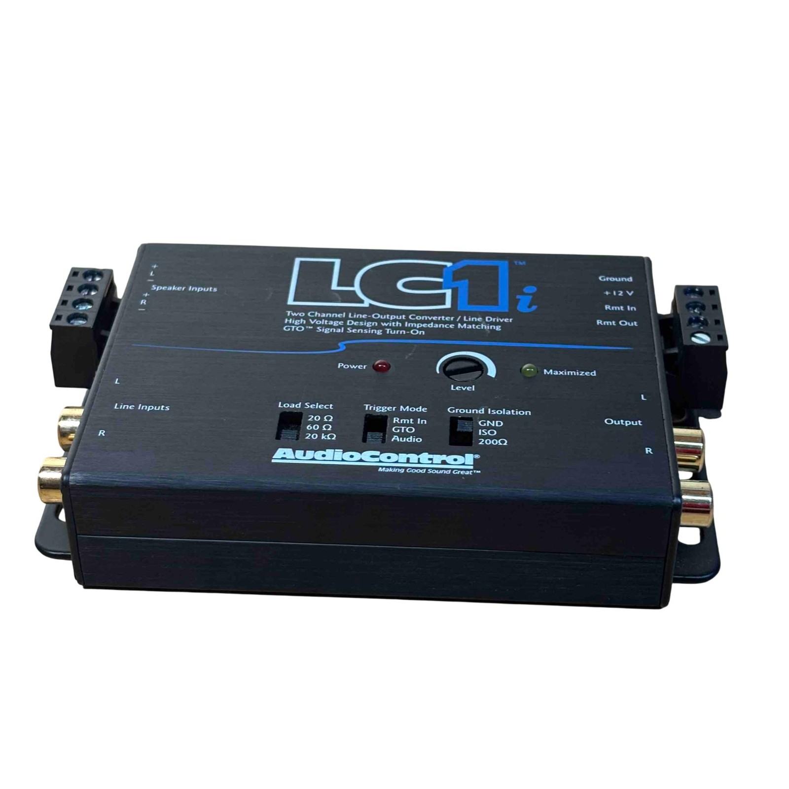 Audio Control LC1i Black 2-Channel Line-Output Converter/Line Driver