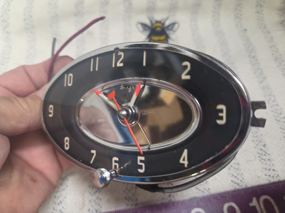 Serviced Working 1956 Oldsmobile CLOCK 56