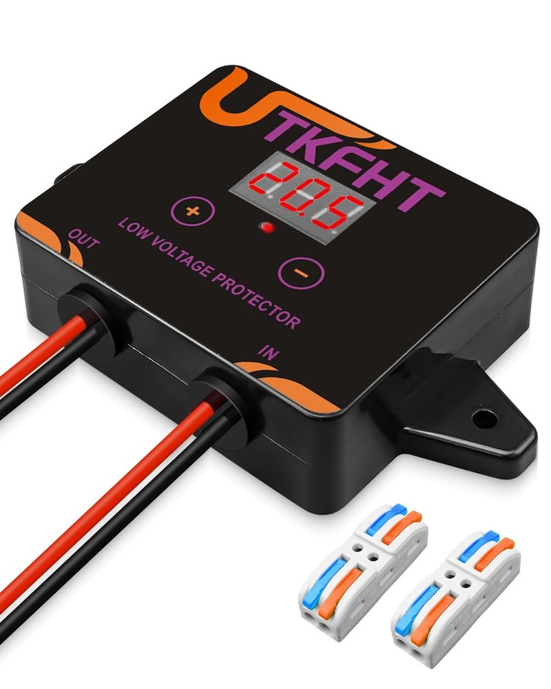 Upgrade DC12-36V Low Voltage Protector, Digital Disconnect Switch, ... Fast Ship