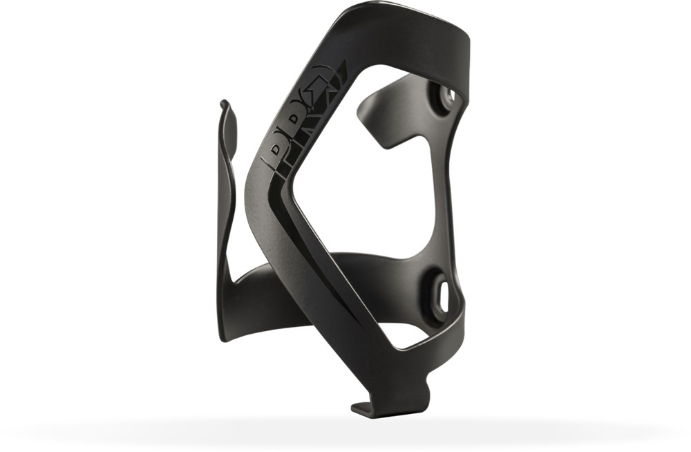 Pro Bottle Side Cage Alloy - Left, Black/Clear
