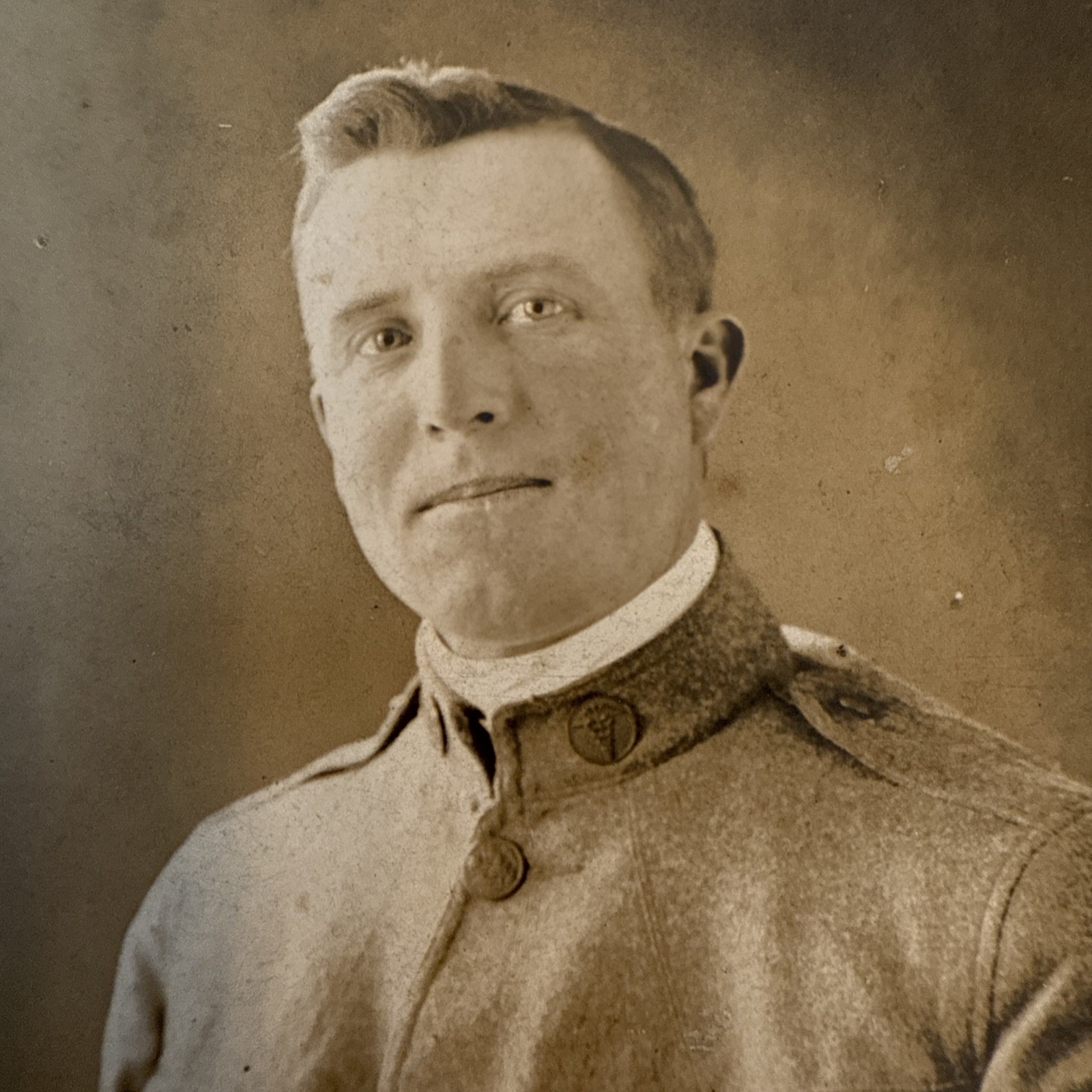 WW1 Photo Postcard Named RPPC