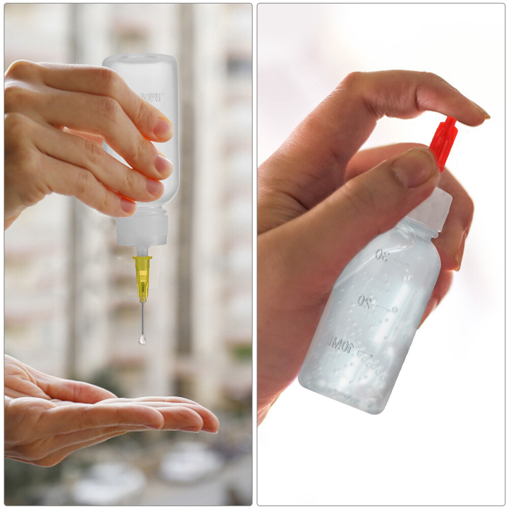 Precision Needle Tip Squeeze Bottles Glue Applicator Bottle Glue Dropper Bottle